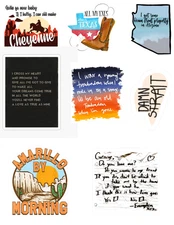 George Strait Country Music Stickers