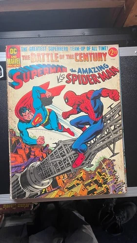 Superman Vs The Amazing Spider-Man DC & Marvel Present Treasury Edition 1976