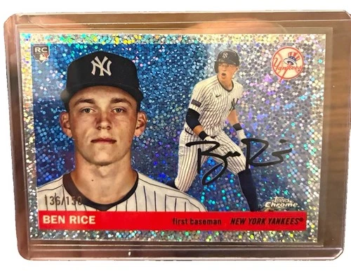 Ben Rice Topps Chrome Ben Rice Auto