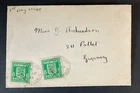 Great  Britain  Guernsey  N1  (2) first day cancel cover     Local use