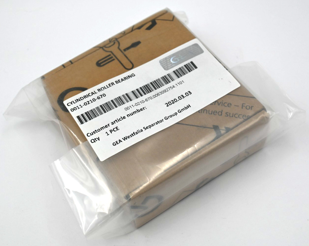GEA 0011-0210-670 CYLINDRICAL ROLLER BEARING