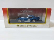 Kyosho 1/43 Shelby Cobra 427 S/C Racing Screen Blue/White Vintage