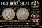 1922 Peace Silver Dollar 90% Silver Well Circulated Historic U.S. Coin