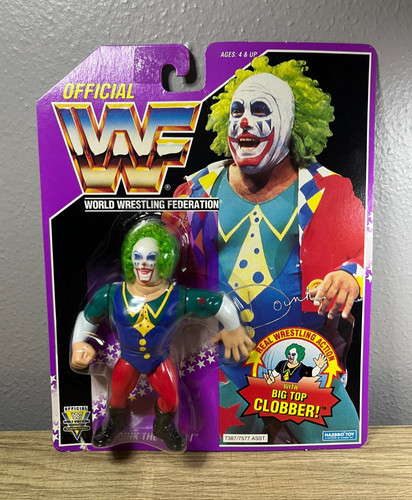 WWF Hasbro - Doink The Clown Series 9 Purple Card ...
