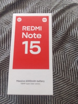 Redmi Note15 8gb Ram 256GB Rom Europian Brandneu Schwarz
