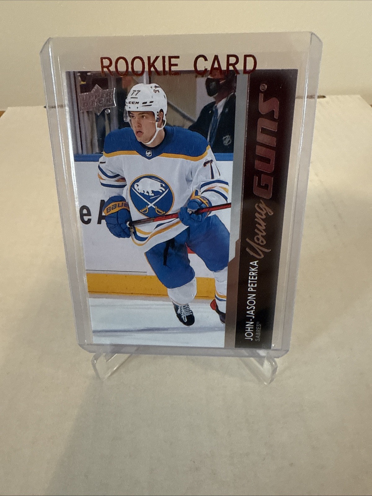 2021-22 Upper Deck Young Guns Rookie #711 John-Jason JJ Peterka Buffalo Sabres