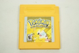 Pokemon Yellow Gameboy Color Game Authentic Nintendo GBC 1999 BATTERY WORKS C