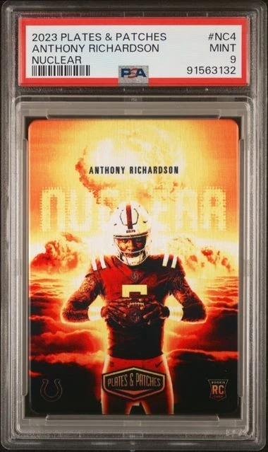 Anthony Richardson Panini Plates & Patches Nuclear #NC4 Base