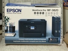 Epson WorkForce Pro WF-3820 Wireless All-in-One Printer "READ BELOW"
