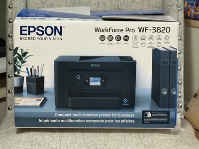 Epson WorkForce Pro WF-3820 Wireless All-in-One Printer ''READ BELOW''