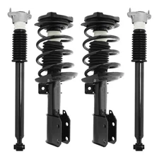 Front Complete Strut Assemblies & Rear Shocks for 2008-2014 Mercedes C300 AWD