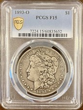 1893 Year Grade F 15 Morgan US Dollars (1878-1921) for sale | eBay