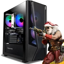 iBuyPower ARGB Gaming Desktop i7 Compute PC 32GB RAM 1TB SSD RTX 4060 Win11 Wifi