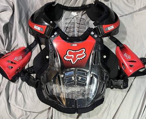 Fox Racing Roost Deflector chest protector  For Youth S/M  Red/black Motocross