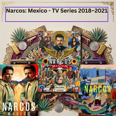 DVD Narcos: Mexico - TV Series 2018 2021 Crime, Action,Adventure|Full HD All Reg