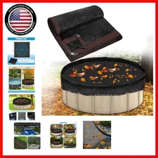 Durable 30ft Above Ground Pool Leaf Net Cover - Winter Protection Mesh