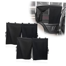 2 PCS Car Window Shade, Double Layer Mesh Privacy Sunshade for Auto Side 2PCS