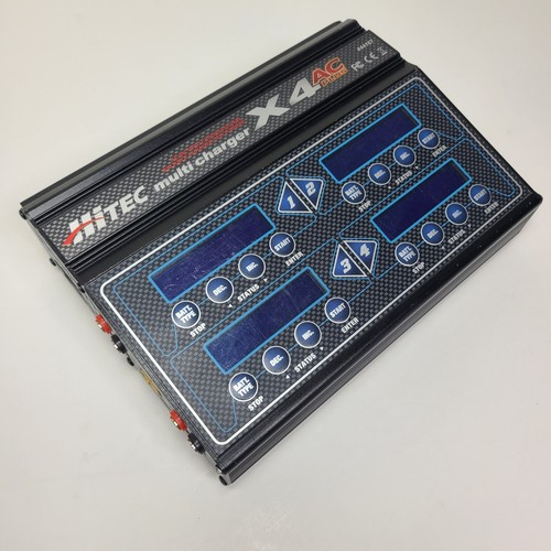 Hitec 44167 X4 AC Plus 4Port DC Multi-Charger RC Battery Charger PARTS OR REPAIR