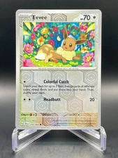 Eevee 050/064 Scarlet & Violet Shrouded Fable Reverse Holo Common Pokemon TCG NM