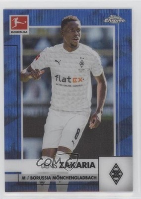 2020 Topps Chrome Bundesliga Blue Wave Refractor 125/150 Denis Zakaria #74 0s5s