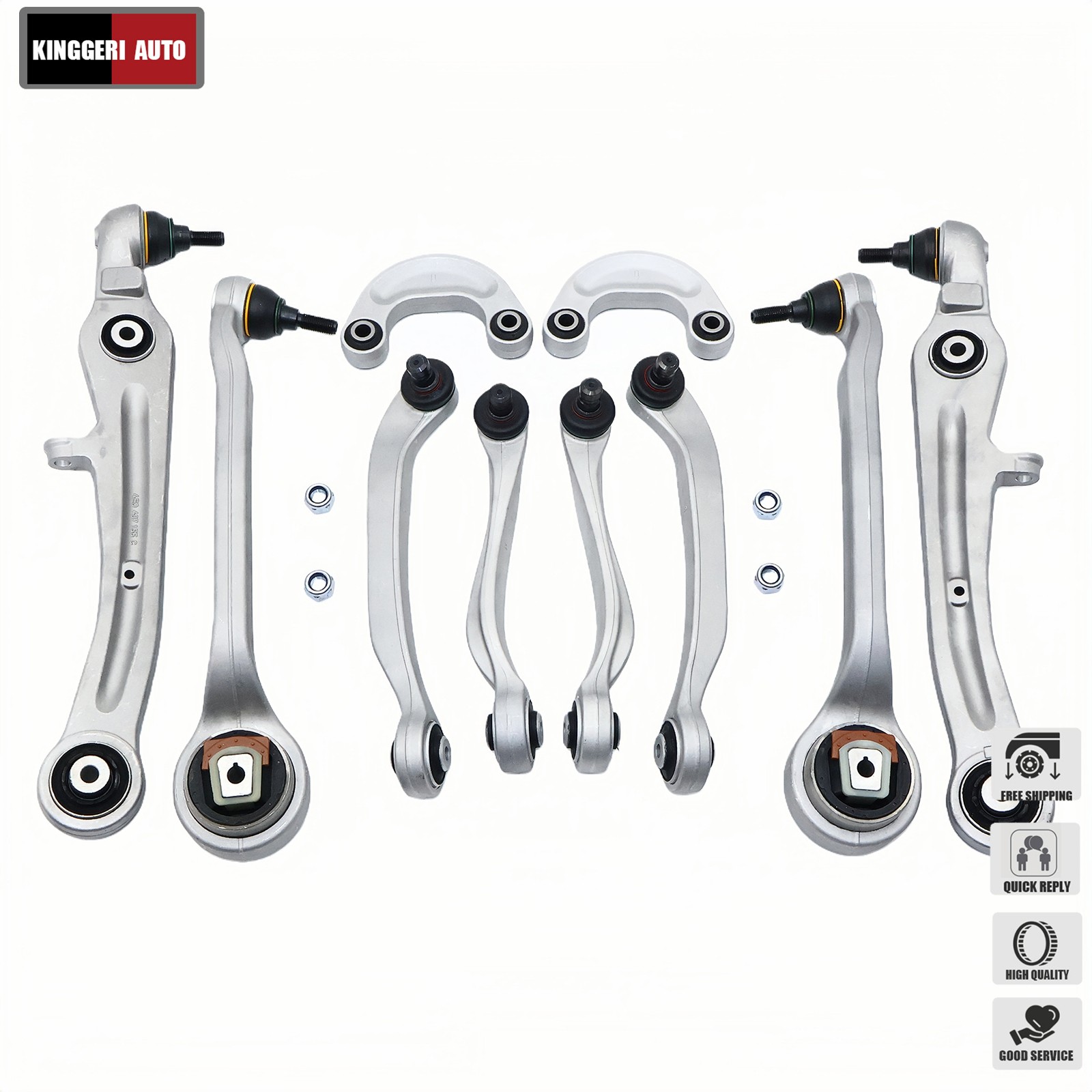 Bentley Continental GT 2004-2019 Control arms 10 pcs