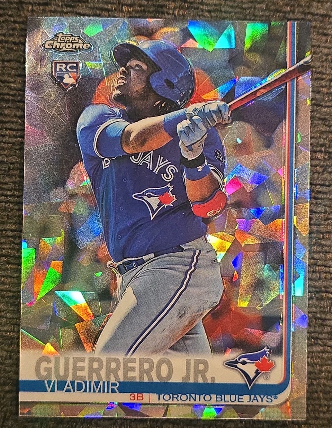 Vladimir Guerrero Jr. #340 Baseball Cards 2019 Topps Chrome Sapphire trading card — raw and PSA graded price guide