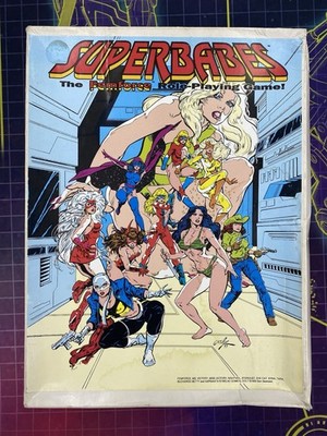 Tri-City Games Superbabes Femforce Superhero Core RPG Set AC Comics Selex 1993