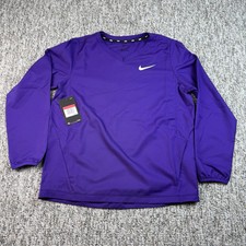 NWT Nike Kids Baseball Jacket Youth Size Large Boys AA9815-545 Purple MSRP 50