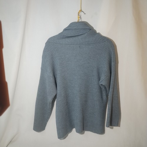Pull pull col roulé femme vintage Liz Claiborne cachemire crème taille M - Photo 2/15
