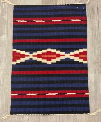 Southwestern Wool Navajo Rug Handmade Native American Style Aztec Large Area Rug