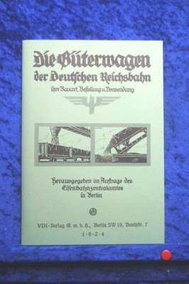 Handbuch für Güterwagen 1924 (EE126) FAKSIMILE Eisenbahn Archiv Verlag