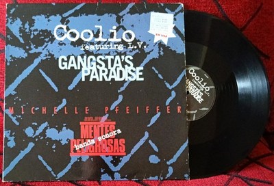 COOLIO Featuring L.V. ** Gangsta's Paradise ** 1995 SPAIN 12'' SINGLE