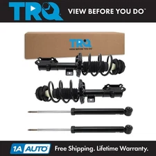 TRQ Front & Rear Complete Strut & Shock Kit For 2018-2021 Hyundai Accent Kia Rio