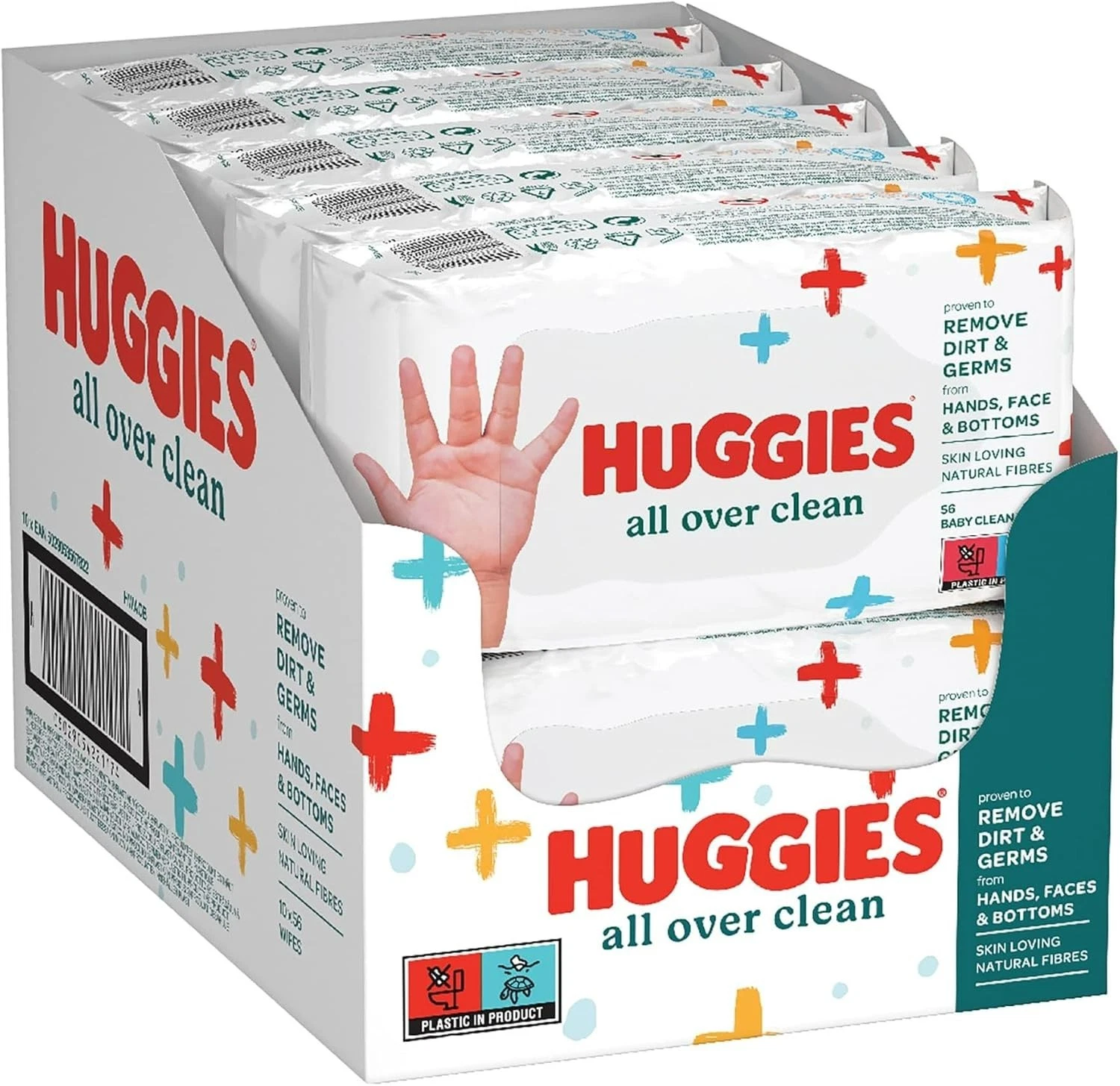 Huggies All Over Clean Baby Wet Wipes 56 Pieces - Pack of 10
Opens in a new window or tab