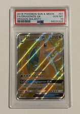 Dragonite GX 67/70 -- PSA 10 -- Pokemon Dragon Majesty Full Art PSA 10