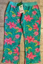 Lilly Pulitzer New with Tags Ladies Floral Stretch Pants Womens size M