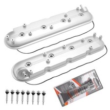 Aluminum Engine Valve Covers w/Gasket Compatible with Cadillac Vehicle 1999