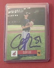Signed Auto 2005 Donruss - Cliff Lee #160