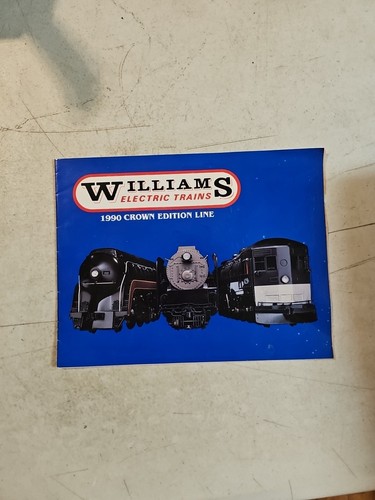 1990 WILLIAMS ELECTRIC TRAINS Crown Edition Line CATALOG Brochure