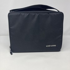 Vtg Case Logic 30 CD Padded Zippered Carry Travel Storage Case w/ Strap Black