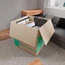 Classic Cardboard Moving Box with Handle Holes Fast shipping and Any Size