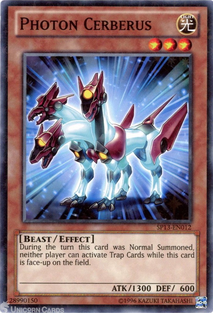SP13-EN012 Photon Cerberus : Starfoil Rare UNL Edition Mint YuGiOh Card