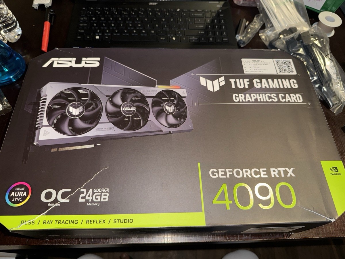 FOR PARTS) Asus RTX 4090 Tuf Gaming GPU (Dummy Core And VRAM) With