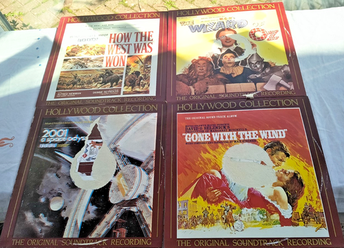 CBS HOLLYWOOD COLLECTION 4x LP 2001 SPACE ODYSSEY GONE WITH WIND WIZARD OF OZ