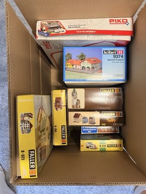 H0 Modellbau Gebäude Konvolut - Faller 1:87 - B-925, B-265 U.a. - 8 Bausätze NEU