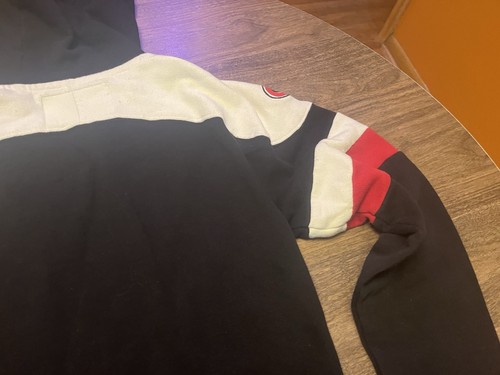 St Cloud State Huskies Hockey CCM Jersey Stle Black Red White Hoodie Sweatshirt - Picture 11 of 13