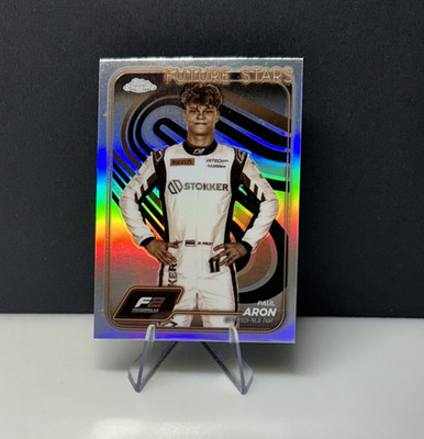 2024 Topps Chrome Formula 1 Paul Aron Future Stars Sepia Refractor #31 F2