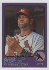 2022 Heritage High Number Hot Box Chrome Purple Refractor Albert Pujols 0y0n