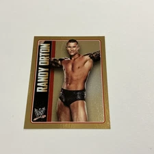 Randy Orton - 2013 Topps Europe WWE Icons Gold Foil Sticker Card #160