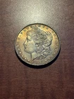 🔥1886 Morgan Silver Dollar, Nice Amber Toning, XF/AU Details, Sharp Features🔥